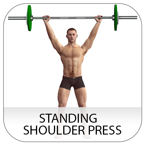 standing shoulder press